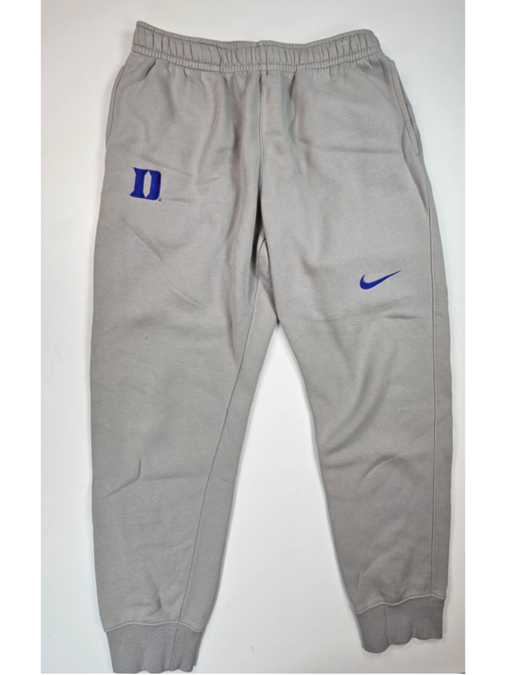 Vintage Nike Duke Blue Devils Sweatpants Mens L Gray Embroidered Swoosh Joggers